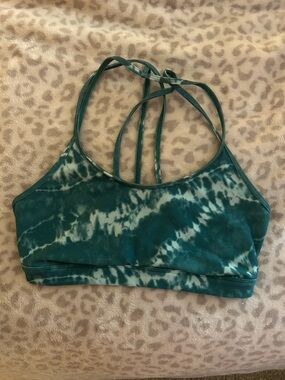 Gilly Hicks Dark Teal Green Sports Bra